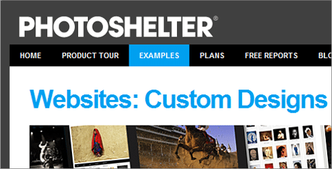 PhotoShelter Examples PhotoShelter Examples
