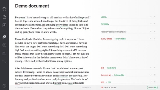 Grammarly app