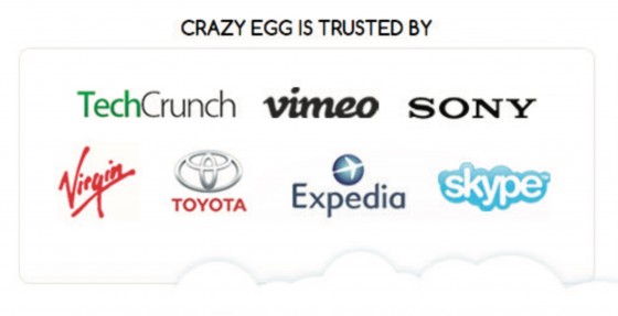 Crazy Egg's clients