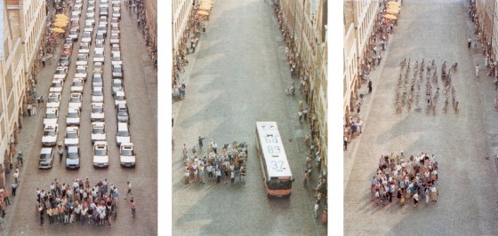 Muenster's car-bus-bicycle campaign