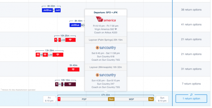 Hipmunk tooltips
