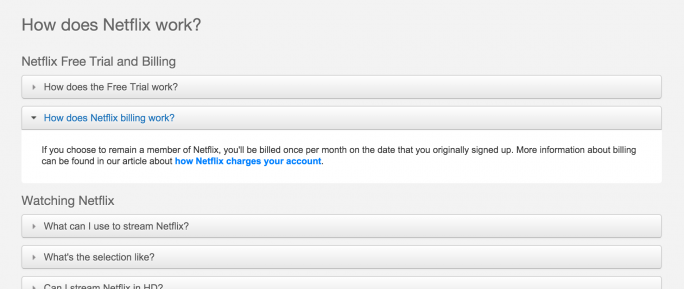 Netflix FAQ