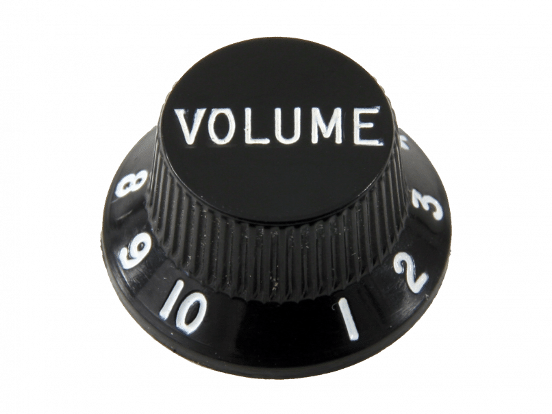 A volume knob
