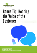 Bonus tip: Hearing the voice of the customer (PDF)