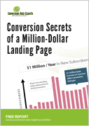 Conversion secrets of a million-dollar landing page (PDF)