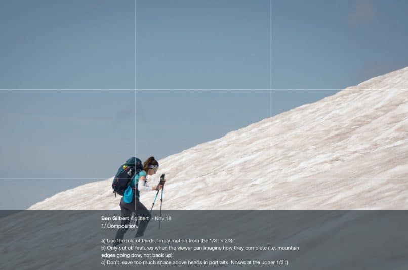 One of Ben's photos, showing how the activity should be heading from the one-third to the remaining two-thirds.