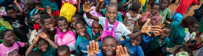 Recipients of Mary's Meals support.